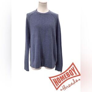 James Perse Blue Crewneck Sweater